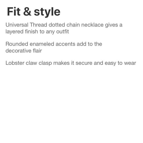 Layered‎ Enamel Dotted Chain Necklace - Light Pink - Picture 4 of 4